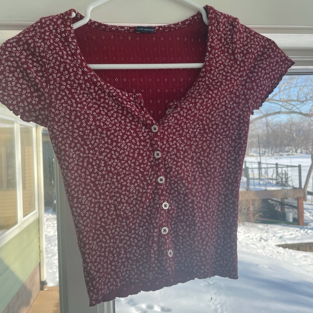 Brandy Melville red shirt